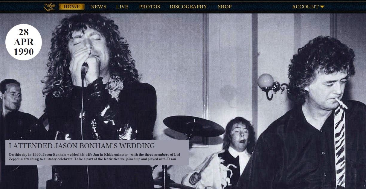 Jason Bonham wedding jam Led Zeppelin Master Forum Led Zeppelin